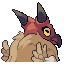 Acolith back sprite from Pokémon Monomyth
