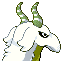 Albongo shiny back sprite from Pokémon Monomyth