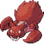 Arakrab front sprite from Pokémon Monomyth