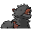 Arcanine shiny back sprite from Pokémon Monomyth