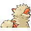 Arcanine back sprite from Pokémon Monomyth