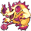 Arechu shiny front sprite from Pokémon Monomyth