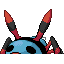 Ariados shiny back sprite from Pokémon Monomyth