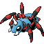 Ariados shiny front sprite from Pokémon Monomyth