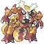 Binburdos front sprite from Pokémon Monomyth