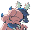 Binburdos shiny back sprite from Pokémon Monomyth
