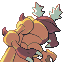 Binburdos back sprite from Pokémon Monomyth