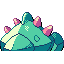 Boldore shiny back sprite from Pokémon Monomyth