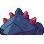 Boldore back sprite from Pokémon Monomyth