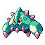 Boldore shiny front sprite from Pokémon Monomyth