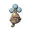 Bonsly shiny front sprite from Pokémon Monomyth