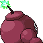 Boombanite shiny back sprite from Pokémon Monomyth
