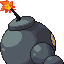 Boombanite back sprite from Pokémon Monomyth