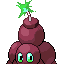 Boombomb shiny back sprite from Pokémon Monomyth