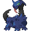 Brekyasaur front sprite from Pokémon Monomyth