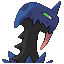 Brekyasaur back sprite from Pokémon Monomyth
