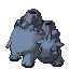 Camerupt shiny front sprite from Pokémon Monomyth
