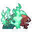 Capefrod shiny back sprite from Pokémon Monomyth
