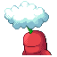 Caroot shiny back sprite from Pokémon Monomyth