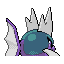 Carvanha shiny back sprite from Pokémon Monomyth