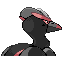 Cassowar shiny back sprite from Pokémon Monomyth
