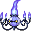 Chandelure front sprite from Pokémon Monomyth