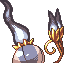 Chandelure shiny back sprite from Pokémon Monomyth