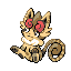 Clairvynx shiny front sprite from Pokémon Monomyth