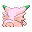 Clefable shiny back sprite from Pokémon Monomyth