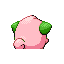Cleffa shiny back sprite from Pokémon Monomyth