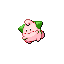 Cleffa shiny front sprite from Pokémon Monomyth
