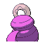 Cozycoon shiny back sprite from Pokémon Monomyth