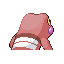 Croagunk shiny back sprite from Pokémon Monomyth