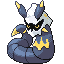 Cubizorm front sprite from Pokémon Monomyth