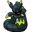 Cubizorm shiny front sprite from Pokémon Monomyth