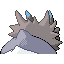 Doedicrush shiny back sprite from Pokémon Monomyth