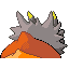 Doedicrush back sprite from Pokémon Monomyth