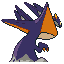 Dragapult shiny back sprite from Pokémon Monomyth