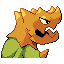 Druddigon shiny back sprite from Pokémon Monomyth