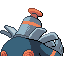 Dusknoir shiny back sprite from Pokémon Monomyth