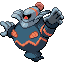Dusknoir shiny front sprite from Pokémon Monomyth