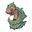 Elemink (Grassy Terrain) front sprite from Pokémon Monomyth