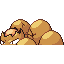 Exeggcute shiny back sprite from Pokémon Monomyth