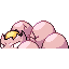 Exeggcute back sprite from Pokémon Monomyth
