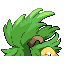 Exegglint back sprite from Pokémon Monomyth