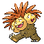Exeggutor shiny front sprite from Pokémon Monomyth
