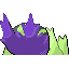 Galvantula shiny back sprite from Pokémon Monomyth