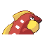 Geckgrande shiny back sprite from Pokémon Monomyth