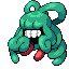 Gelania front sprite from Pokémon Monomyth
