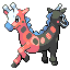 Girafarig shiny front sprite from Pokémon Monomyth